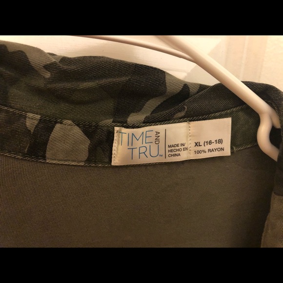 Camo button down - Picture 2 of 2